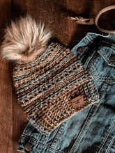 Load image into Gallery viewer, Grace Beanie | Original Hand-Crocheted Hat with Optional Faux Fur Pom