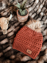 Load image into Gallery viewer, Ann Beanie | Lightweight Hand-Crocheted Hat with Optional Pom