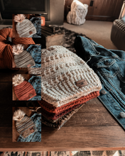 Load image into Gallery viewer, Grace Beanie | Original Hand-Crocheted Hat with Optional Faux Fur Pom