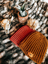 Load image into Gallery viewer, Alex Beanie | Unisex Hand-Crocheted Hat with Optional Pom
