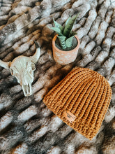 Load image into Gallery viewer, Alex Beanie | Unisex Hand-Crocheted Hat with Optional Pom
