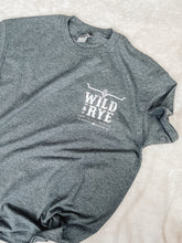 Load image into Gallery viewer, Branded Tee &gt; Medium + Front Logo + Heathered Dark Grey
